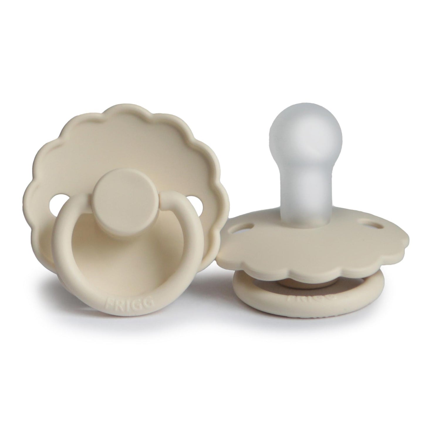 Tétine Daisy en silicone - Cream