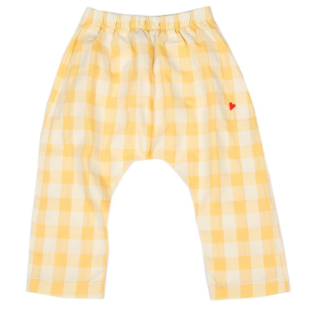 Pantalon baggy Big Vichy Yellow - Bébé