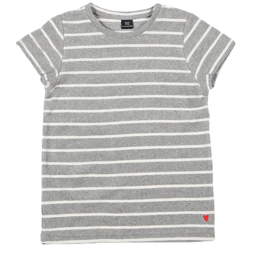 T-Shirt Terry Stripes - Grey Melee - Bébé