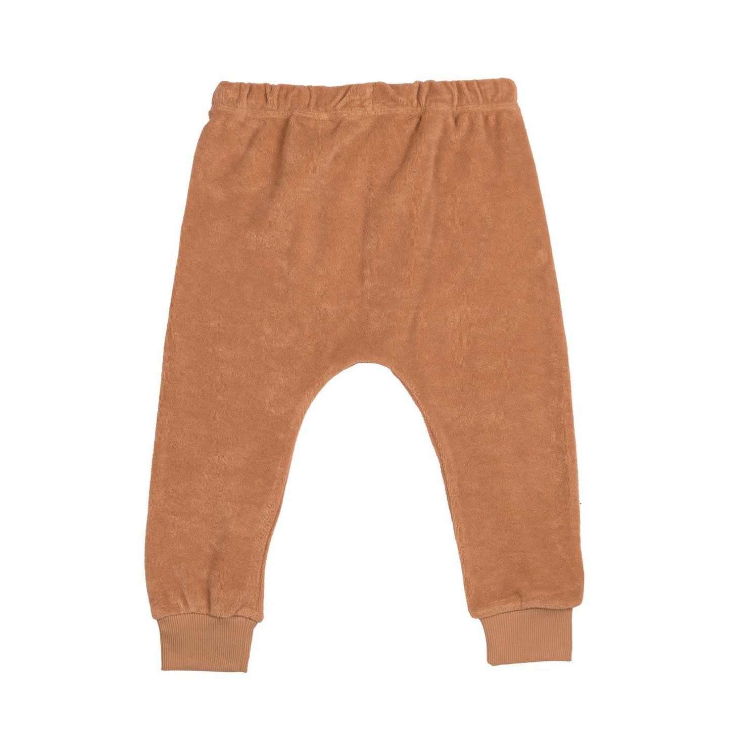 Pantalon en éponge - Caramel