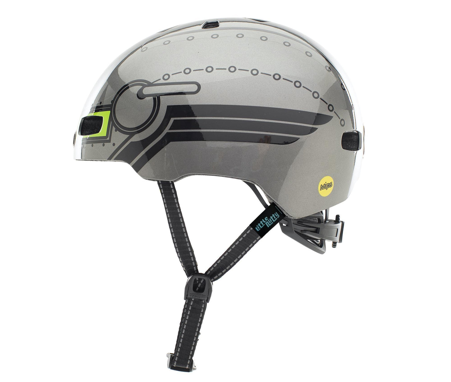 Casque vélo Little Nutty Robo Boy Gloss MIPS - Nutcase