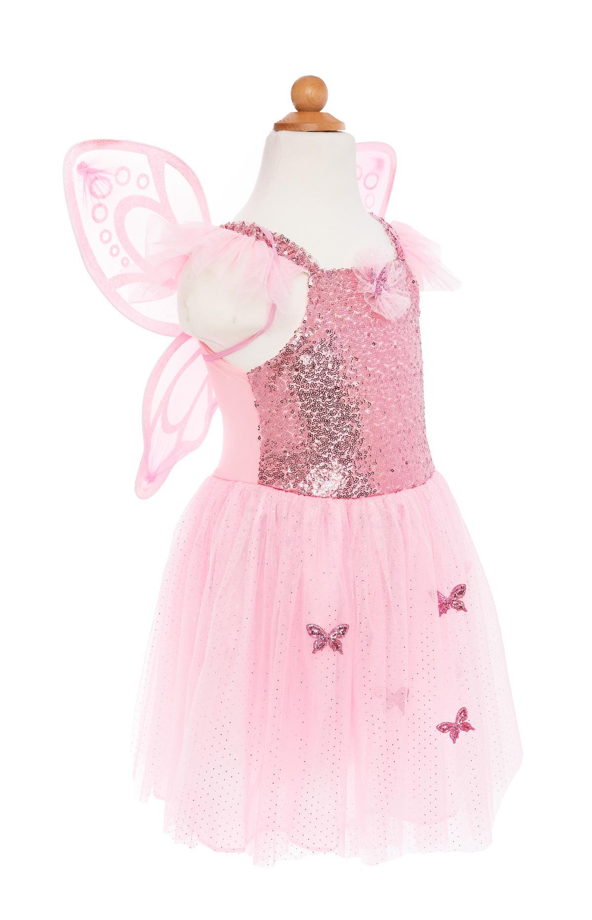 Robe de déguisement et ailes - Pink Butterfly