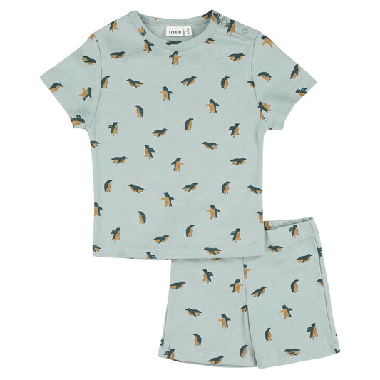 Short Product Title: "Peppy Penguins 2-Piece Short Pyjama Set by Trixie"