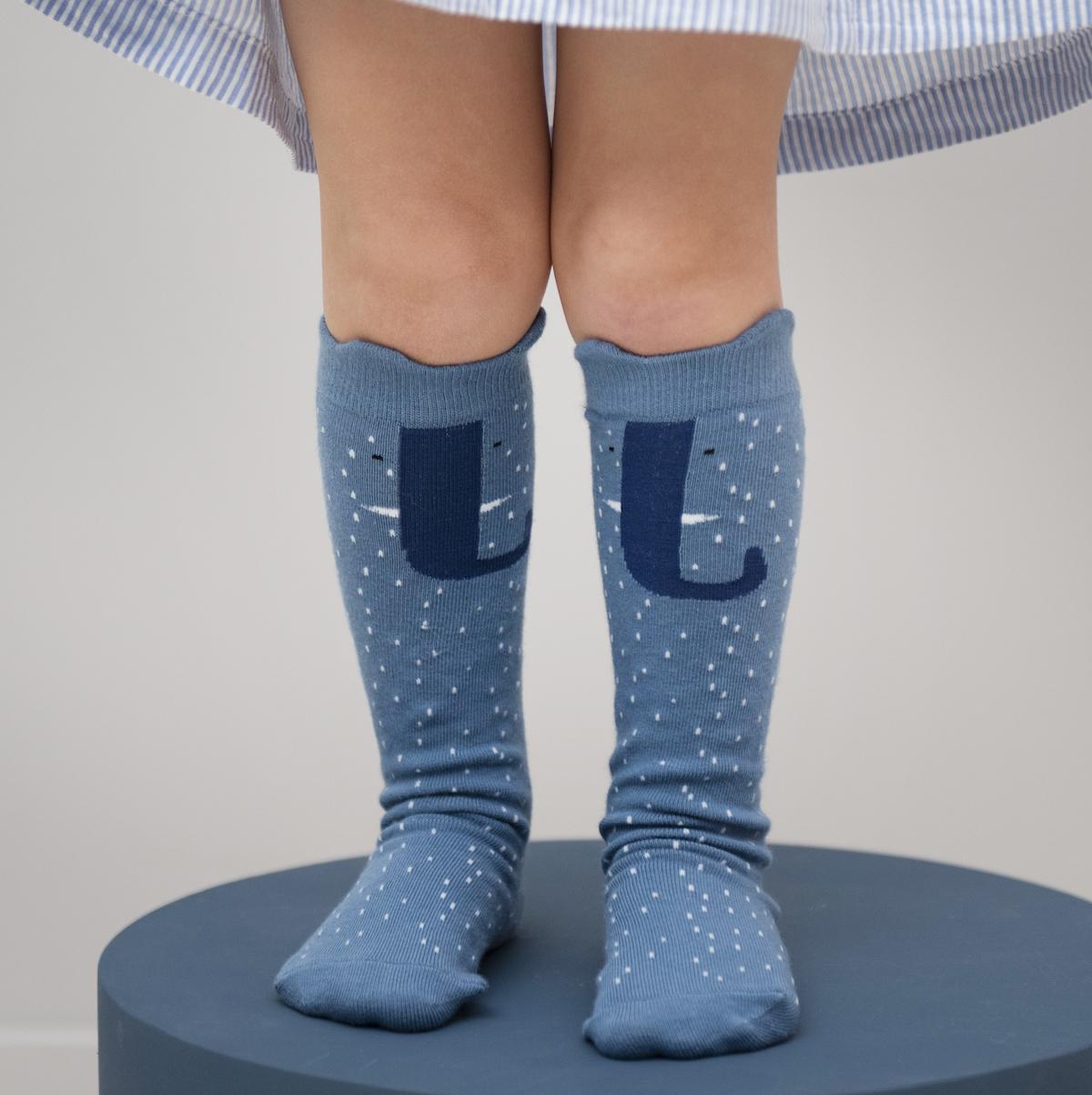 "Mrs. Elephant Mid-Calf Socks by Trixie"