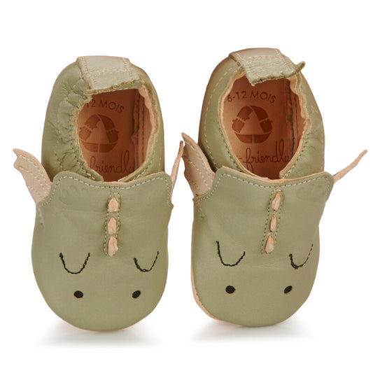 Baby shoes My Blumoo - Green Dragon - Easy Peasy