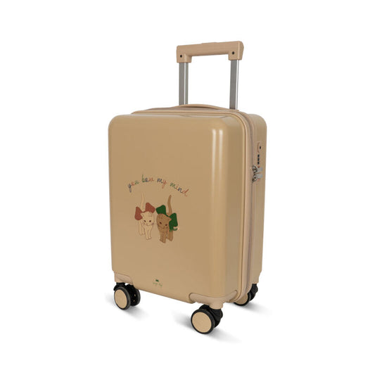 Children's travel suitcase - Bow Kitty - Konges Sløjd