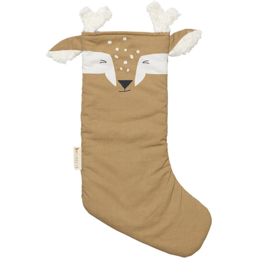 Christmas Stocking Deer - Caramel