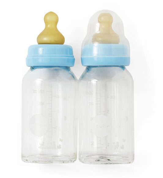 Glass bottle 120 ml - 0 to 3 months - Lot of 2