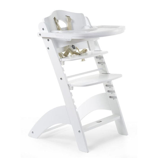 Lambda 3-Shelf PVC Baby Chair - White - Childhome