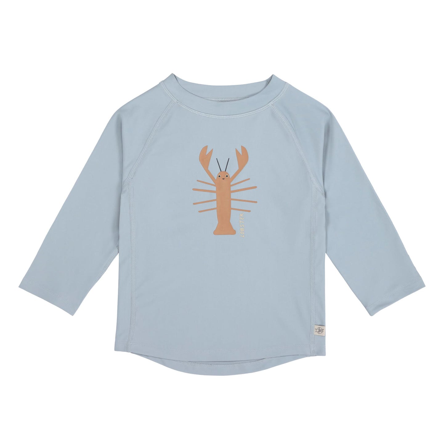 Long Sleeve Rashguard Crayfish light blue