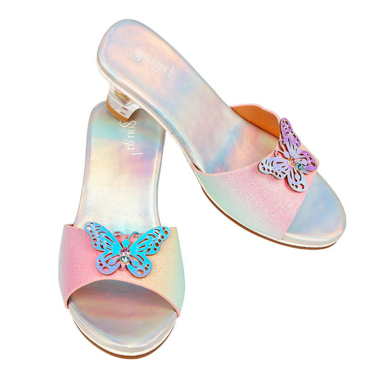 Ophelie Heeled MulesRainbow Metal Size - Souza for Kids