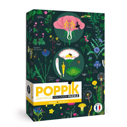 Puzzle flowers - 1000 pieces - Poppik.
