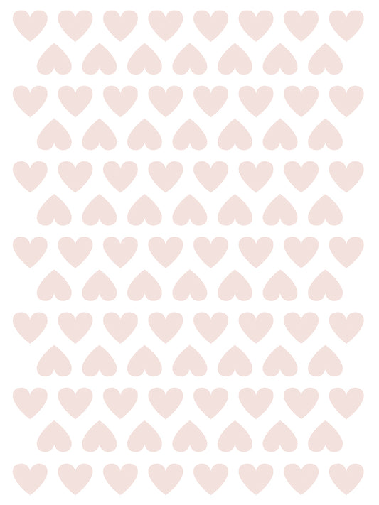 Sticker sheet - Basic heart - Pearl