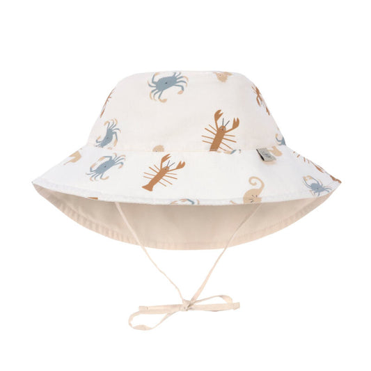 Sun Protection Bucket Hat Sea Animals milky