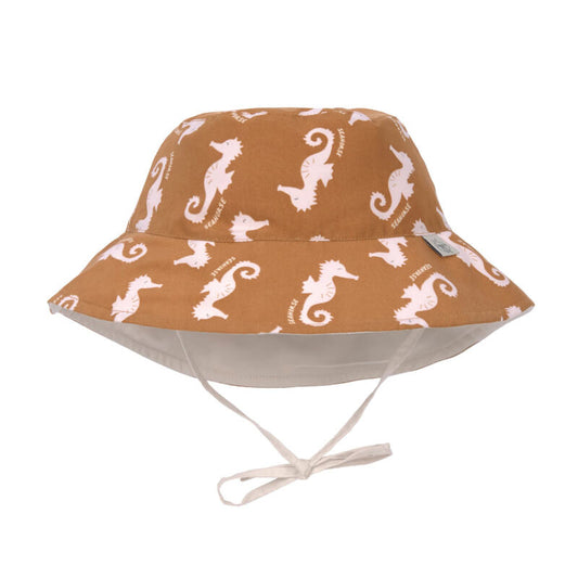 Sun Protection Bucket Hat Seahorse caramel