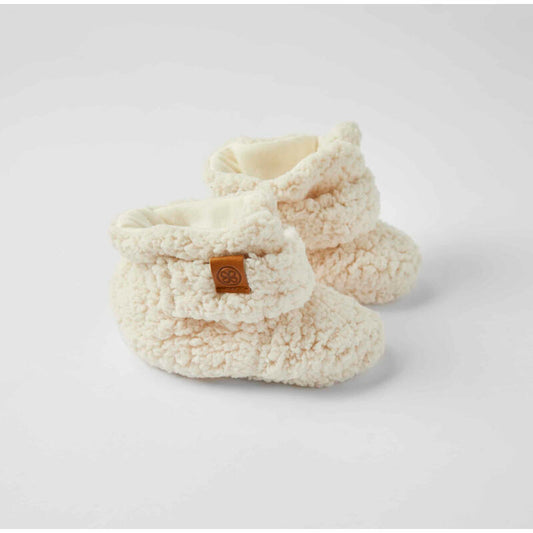 Teddy Slippers - Off white -Cloby