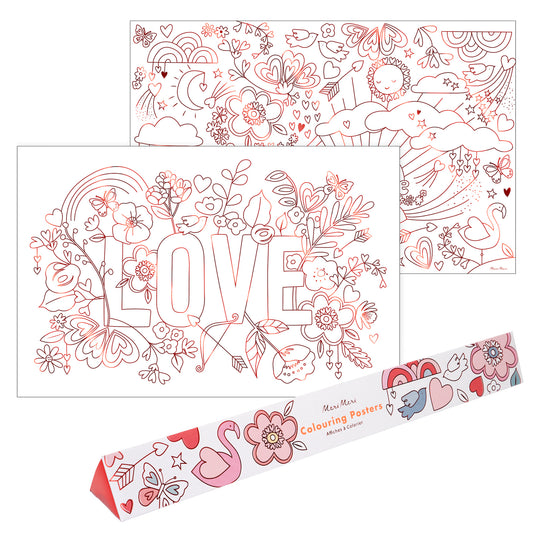 Valentine's Colouring Posters